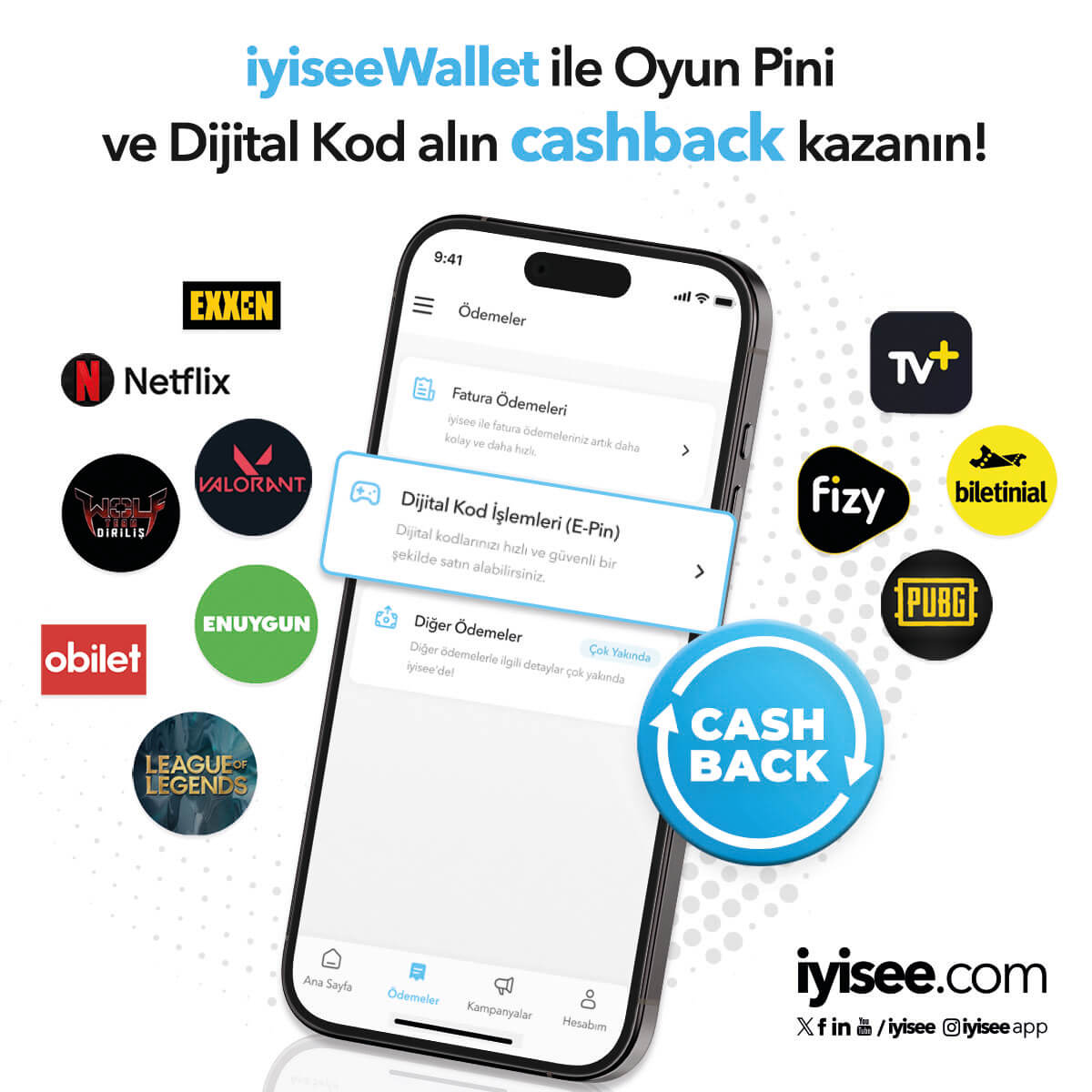 iyisee cashback kampanya